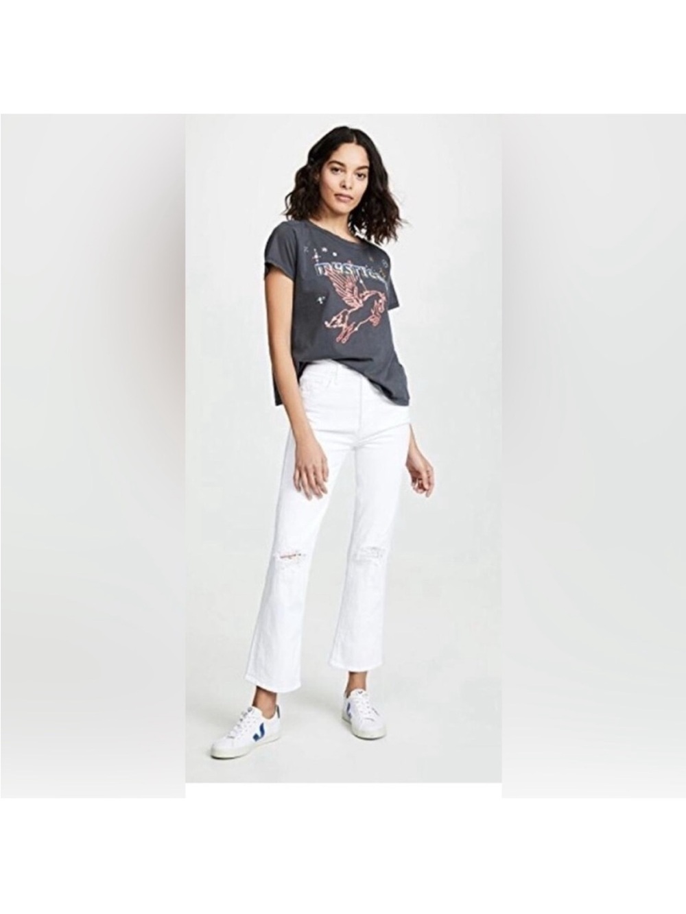 Mother Superior The Tomcat Ankle Straight Leg Jeans Quiet Innocent Size 27 NWT